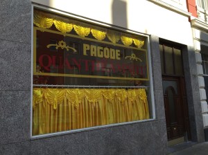 "Pagode" in der Ottostraße.