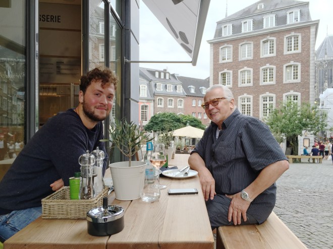 maximilian scheint mit seinem Vater